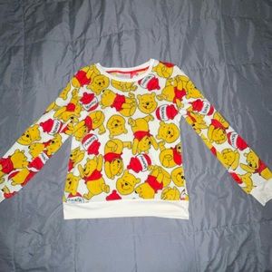 Women’s fuzzy long sleeve sleep crewneck!